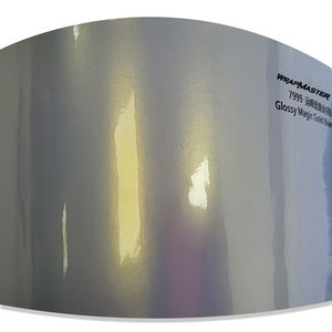 WRAPMASTER 1.52*17m Chameleon Vinyl Car Wrap Auto-adesivo para <span class=keywords><strong>Magic</strong></span> Gold Azul Brilhante PVC Car Sticker Film Cor Mudar 1 Ano - Product Image 6