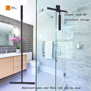 Noir blanc rétractable Silicone douche fenêtre raclette nettoyant gros sol verre télescopique raclette essuie-glaces Table laveuse - Product Image 6