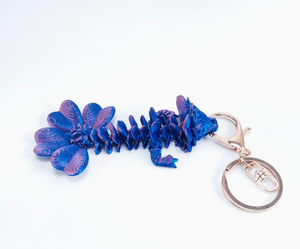 Llavero Colgante de Bolsa con Diseño de Dragón Chino, Dragón Rosa y Trébol de Cuatro Hojas, Impreso en 3D, de Cristal, Bonito, Modelo de Juguete, Adorno con Temática Animal - Product Image 5