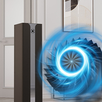 Nouveau diffuseur d'arômes en métal noir et blanc de 1400 ml grande capacité, machine à parfum à commande intelligente, diffuseur d'huiles sans eau sur pied