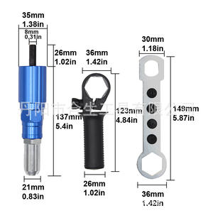 Kit Adaptador de Remachadora de Aleación de Aluminio Mr Drill, Accesorio de Herramienta de Remachado Manual con Núcleo de Engranaje de 10 mm - Product Image 2