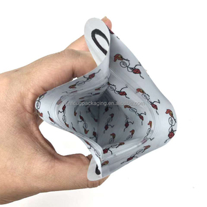 Embalaje de plástico con logotipo personalizado, bolsa única con forma especial, 3,5g, 14g, 28G, 1lb, bolsas de mylar planas de tacto suave troqueladas con cierre de cremallera - Product Image 6