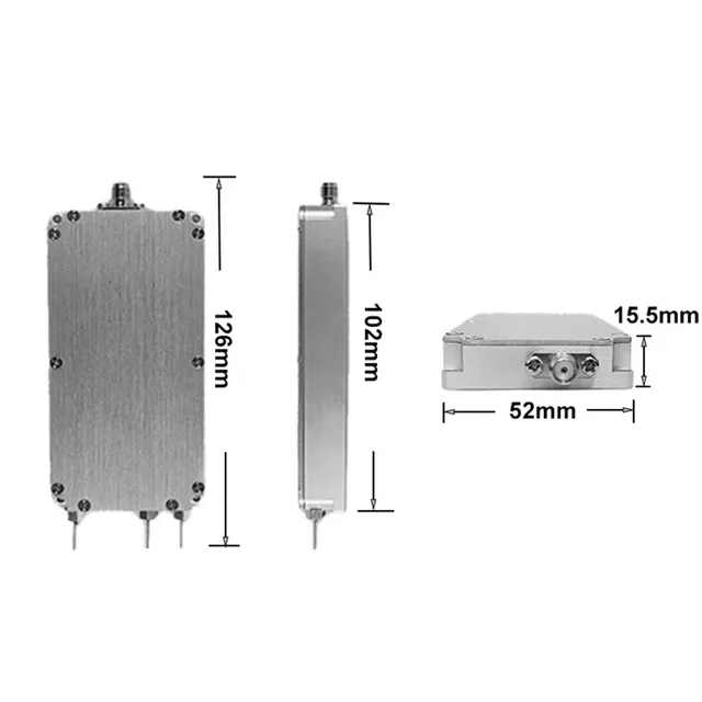 5.2G 5.8G 20W RF Anti-drone Module Signal Amplifier High Frequency Power Drone UAV fpv Detection System
