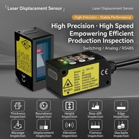Sensor Láser de Desplazamiento de Alta Precisión WTX, Simulación 4~20 mA 0-5 V, Medición de Distancia, Espesor, Planitud y Altura