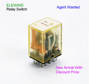 ELEWIND ORU2CL 10A relè intermedio ad alta potenza 2 Set DC12V bobina DC24V grande tipo di terminale teoria elettromagnetica - Product Image 2