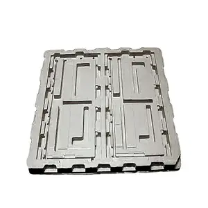 Plastic vacuum formed tray OEM Vacuum Form Process Custom Thermoform Plastic Black Rectangular Tray