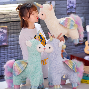 LK venta al por mayor creativo nuevo diseño unicornio Ángel personalizado Alpaca juguetes de peluche <span class=keywords><strong>Llama</strong></span> Alpaca juguete de peluche para niños - Product Image 6