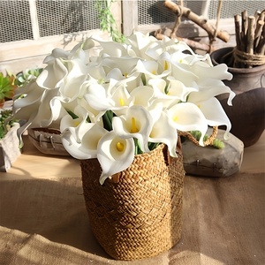 Fleurs artificielles Calla Lily en PU pour mariages, bouquets de mariée, douche nuptiale, DIY, décorations de fête à domicile - Product Image 5