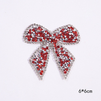 Magnifiques patchs en strass de cristal en forme de nœud papillon, à repasser, appliques pour vêtements, autocollants pour chaussures, décoration DIY, décalcomanies pour robe de mariée