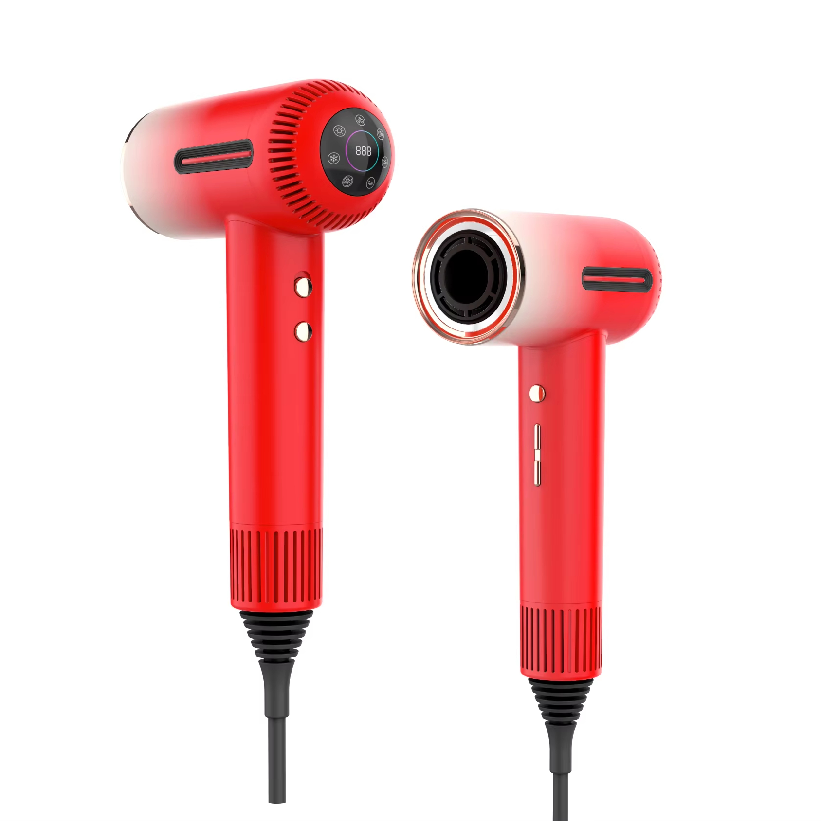 MIOCO M1.0 OEM Фен BLDC мотор плазменный Уход за волосами 3 скорости 3 температуры ЖК-дисплей 1600 Вт Магнитный концентратор самоочищающийся