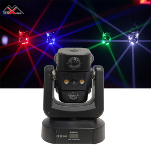 Lumière de scène à tête mobile à bras LED 150W, effet de feu de vent, DMX512, laser RGB, stroboscope, IP33, 18 canaux, CRI élevé 90 - Product Image 4