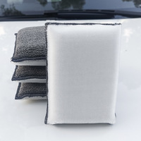 Éponge microfibre multi-usages en nylon absorbant l'eau, sans couture, pour le lavage de voitures et le nettoyage domestique