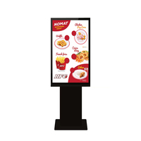 Kiosque de gestion des files d'attente pour la restauration rapide, affichage numérique pour la commande en drive-thru