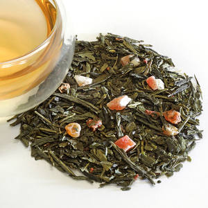 中等含咖啡因的优质活叶绿茶果味天堂草莓菠萝混合包装瘦身专用包袋盒 - Product Image 1