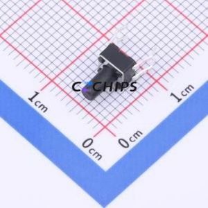 TSC016A07526A Tactile Switch Through hole Component (THT)-4P,4.5x4.5mm Switch Round Button 2.6N Through Hole 4.5mm - Product Image 1