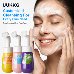 UUKKG 150ml Nettoyant Visage Anti-Acné et Cicatrices, Élimine l'Excès de Kératine - Nettoyage Profond des Pores, Nettoyant Facial à l'Acide Kojique, <span class=keywords><strong>Mousse</strong></span> Nettoyante au Curcuma - Product Image 4