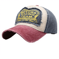 Casquette de baseball vintage à 6 panneaux avec logo personnalisé, visière incurvée, broderie machine, impression d'image, design tendance, 100% coton