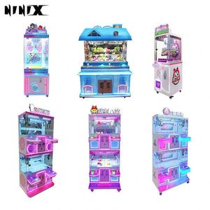 Commercial Arcade Prize Vending Equipment Doll Toy Rotary Track Lighted Cabinet Manufacturer Export Model Clip <b>Machine</b> - Product Image 3