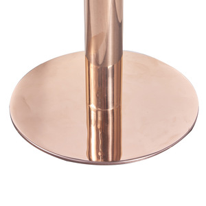Pied de table de restaurant en acier inoxydable, or rose, rond, 400 mm, 450 mm, design industriel moderne - Product Image 3