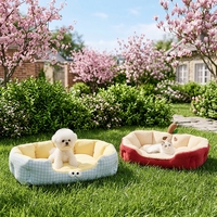Cama para Mascotas, Sofá para Perros, Precio de Fábrica, para Todas las Estaciones, Cálida para Invierno, Lavable, para Perros Pequeños, Teddy, Bichón, Gatos, Venta al Por Mayor