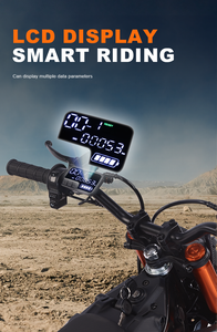 Moto tout-terrain sans balais 4000W, pneus 17/14 pouces, VTT électrique 72V, 61-80km/h, haute performance, pour adultes, aventure, haute vitesse - Product Image 6