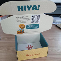 Boîte aux lettres en carton ondulé rigide recyclable imprimée sur mesure avec style pliable en forme d'avion, pelliculage brillant pour expédition postale