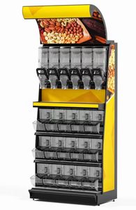 Estantes de Góndola Ecobox, Dispensador de Alimentos para Dulces y Frutos Secos, Estantes Metálicos para Tiendas, Estantes de Supermercado, Exhibidor de Dulces para Tiendas - Product Image 4