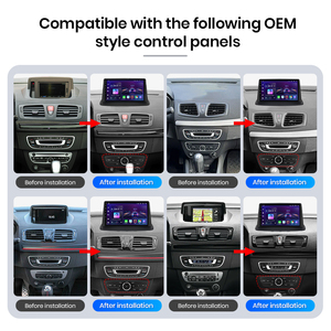 Panneau de commande style OEM Junsun pour Renault Mégane 3 2008-2014 pour Renault Fluence 2013-2016 écran Android autoradio multimédia - Product Image 2