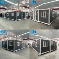 Maison mobile modulaire moderne 20 pieds 40 pieds Casa Contenedor préfabriquée sur mesure pour le marché des Caraïbes Maison en conteneur extensible