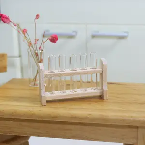 Model miniatur mainan aksesori rumah boneka ornamen Ob11 properti menembak adegan mikro tabung uji eksperimental Mini