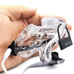 Kidding Zone Air Dispositif de chasteté masculin choqué électrique Cage à pénis Cage à bite Anneau de pénis <span class=keywords><strong>Cb6000</strong></span> - Product Image 2