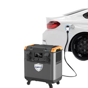 यूरोपीय स्टॉक आउटडोर कैंपिंग सौर जनरेटर 2500w 3000w 5000w 110v 200v जीवन बैटरी घर का उपयोग पावर बैंक पोर्टेबल पावर स्टेशन - Product Image 3