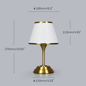 مصباح طاولة لاسلكي رائع ومدمج الطراز ، مصباح ليلي من القماش الرائع ، مصباح طاولة قابل لإعادة الشحن ، مصباح طاولة - Product Image 5