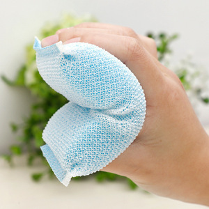 <span class=keywords><strong>Éponge</strong></span> de cuisine haute qualité, absorption d'eau, lot de 3, <span class=keywords><strong>éponge</strong></span> de nettoyage en plastique transparent avec fil métallique - Product Image 4