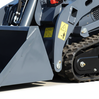 Mini-chargeuse sur chenilles compacte Kubota Diesel V1100 avec garantie d'un an pour l'agriculture et la construction