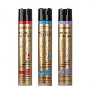 Laca para el Cabello Shine & Keratin Gloss Lacquer con Fijación Normal y Protección Contra la Humedad - Product Image 2