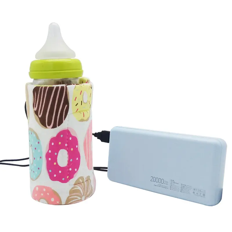 Tragbares Zuhause USB-Anschluss Baby fütterung Milch flaschen wärmer Outdoor-Reise Baby flaschen wärmer