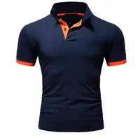 I @ U 2021 Kaus Polo Pabrik Polo T Shirt Logo Cetak atau Bordir Kustom Pria
