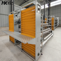 Cage à poulets automatique de type H pour l'élevage de poulets de chair à vendre