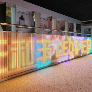 Film intérieur et extérieur cristal Led affichage P6 P8 P10 série fenêtre exposition verre tréteau écran film écran - Product Image 6