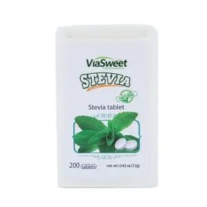 ViaSweet Kosher Halal Chứng Nhận Stevia Đường Giá Tablet Stevia Erythritol Blend Stevia Viên Nén Chất Làm Ngọt Với Số Lượng Lớn