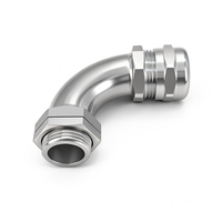 M20 SS304 IP68 presse-étoupe coudée à angle de 90 degrés
