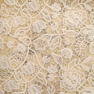Nouvelle dentelle guipure double face en tissu pour robes longues de femme, accessoires de robe de soirée et de mariage - Product Image 5