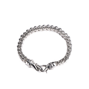 Pulsera Cuadrada para Hombre Chapada en Oro, Cadena de Acero de Titanio CE636, Accesorio Moderno de 21cm 23cm, Diseño Geométrico - Product Image 2