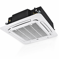 Unité de climatisation discrète à eau froide, type cassette, pour bureau, avec ventilateur intégré (Fancoil)