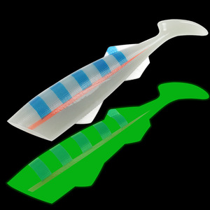 Señuelo de pesca de aguas profundas de 26 cm y 416 g, cebo artificial de silicona para peces de agua salada, pesca en barco, brilla en la oscuridad - Product Image 4