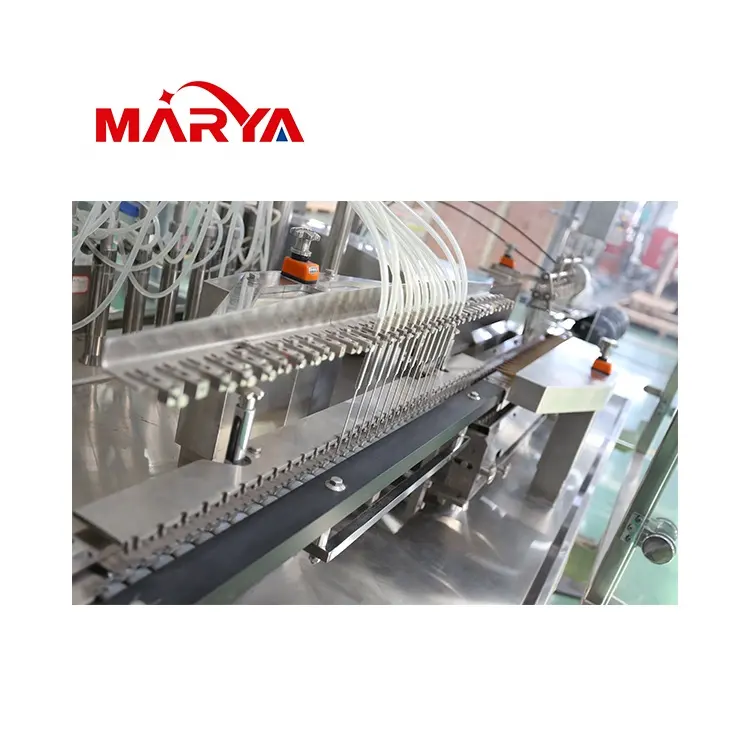 Marya Ce Certificaat Steriele Injectie Glas Plastic Ampul Vulmachine Met Etiketteermachine In China Planten