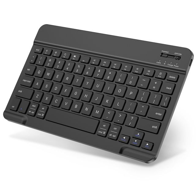 OEM ODM Rechargeable Wireless Keyboard for Tablet mini Travel Design Portable Size Comfortable Typing Bluetooth Keyboard Deep B