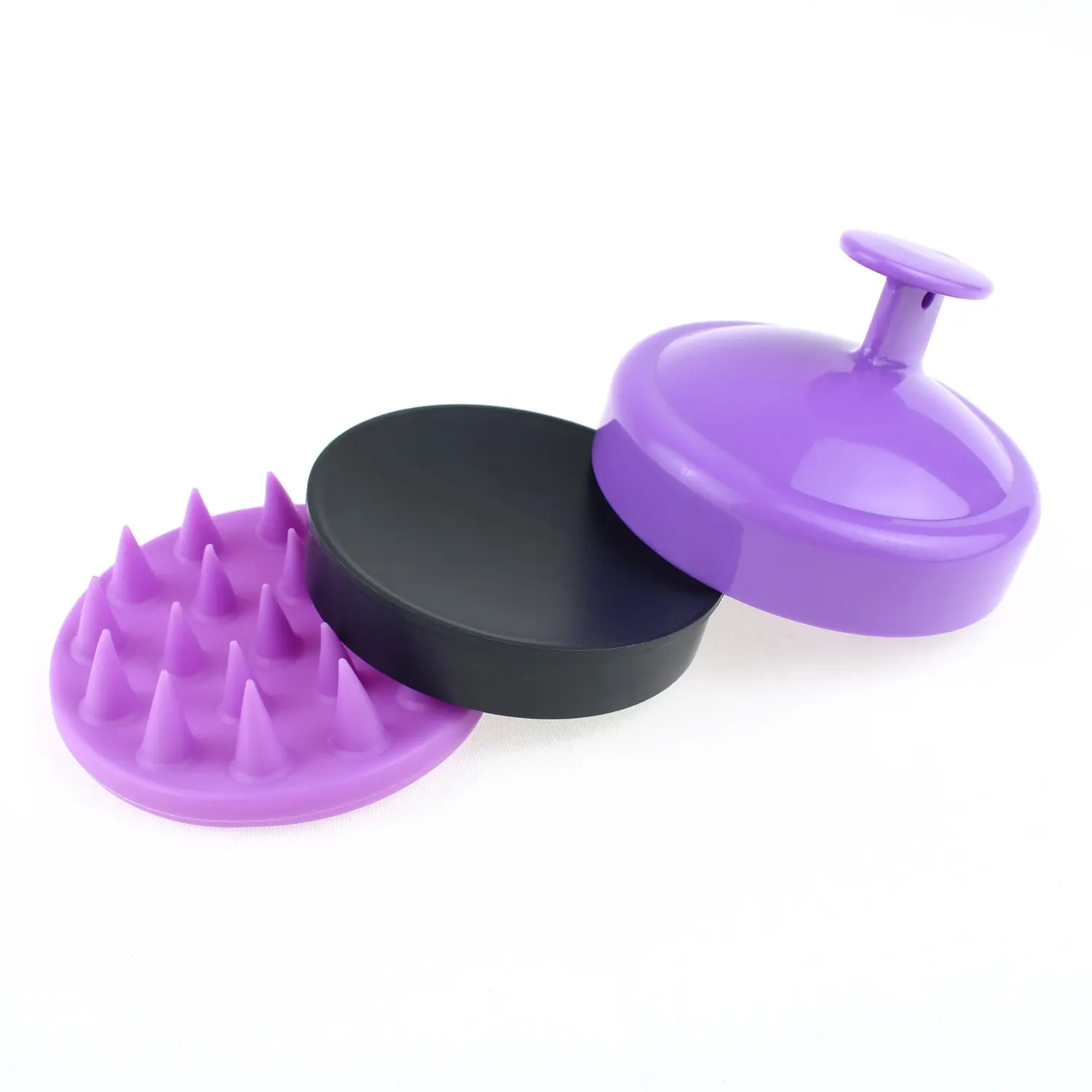 Ücretsiz örnek yumuşak silikon şampuan fırça masaj şampuan fırçası temiz kafa derisi banyo tarak kafa derisi saç baş masaj aleti şampuan fırçası