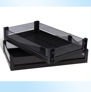 Moderno Gabinete de Cocina con Cesta Extraíble de Acero para Almacenamiento de Platos y Condimentos con Estante de Esquina - Product Image 4
